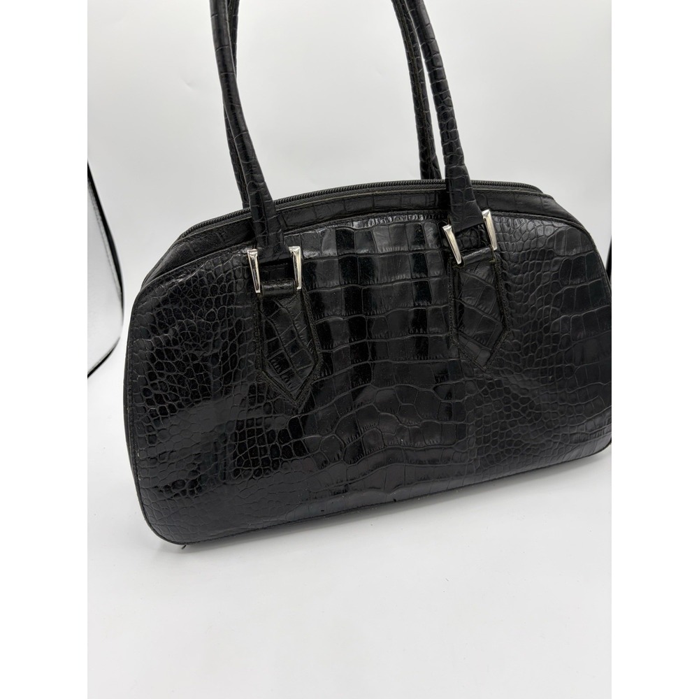 CARLA MANCINI LEATHER HANDBAG MADE USA 250$ MINT!